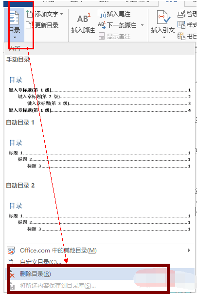 生成目录 生成目录